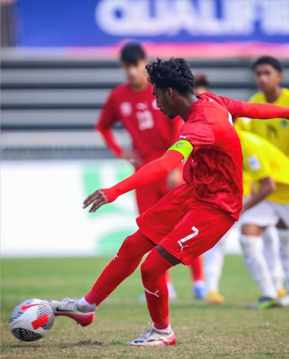 ناشئو الأحمر يختتمون التصفيات الآسيوية بانتصار عريض على بروناي دار السلام