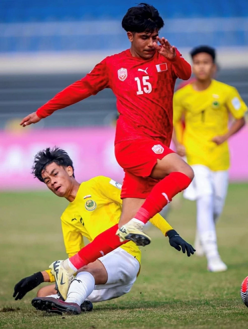 ناشئو الأحمر يختتمون التصفيات الآسيوية بانتصار عريض على بروناي دار السلام