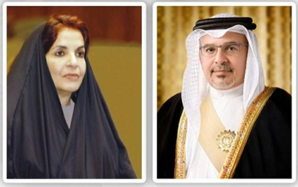 ولي العهد رئيس الوزراء يتبادل التهاني مع الأميرة سبيكة بنت إبراهيم بمناسبة يوم المرأة البحرينية