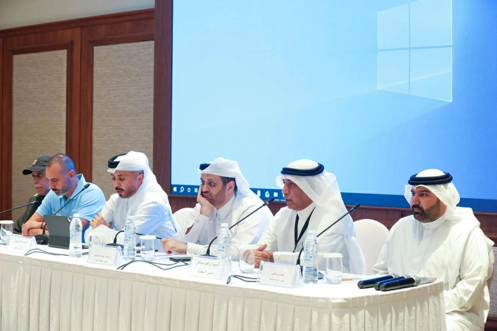 إجراء الاجتماع الفني وقرعة بطولة أندية غرب آسيا لكرة الطاولة