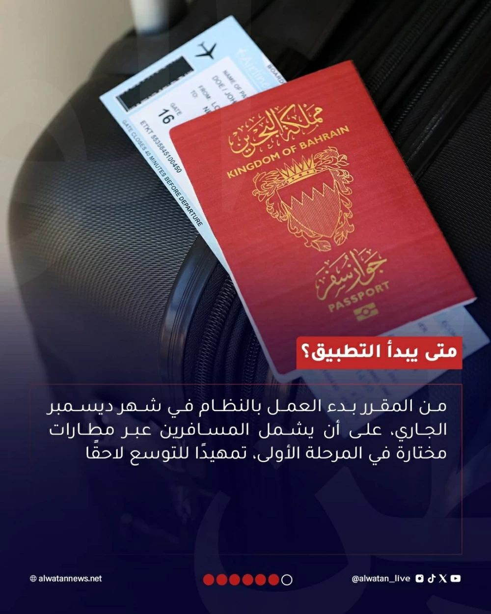 &laquo;النقطة الواحدة&raquo; بين الإمارات والبحرين يدخل حيّز التنفيذ ديسمبر الجاري