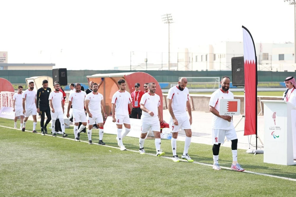 اللجنة البارالمبية البحرينية تنظم مهرجان اتحاد غرب آسيا لكرة القدم لذوي العزيمة بمشاركة 3 دول