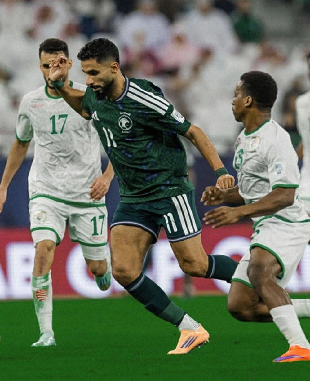 السعودية تحقق انتصارها على عمان في كأس العرب