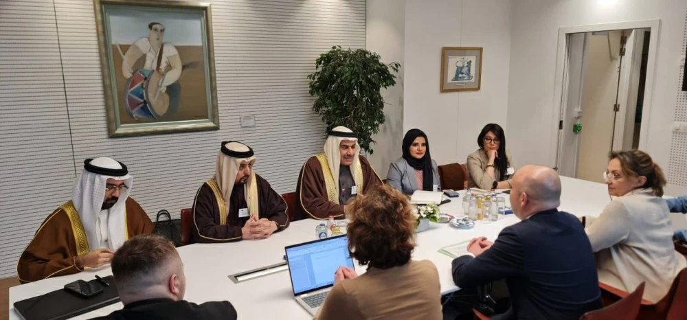 الوفد النيابي يبحث التعاون مع البرلمان الأوروبي في بروكسل