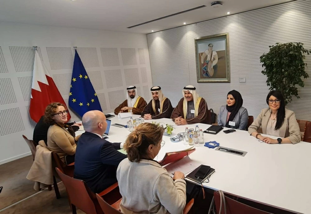 الوفد النيابي يبحث التعاون مع البرلمان الأوروبي في بروكسل