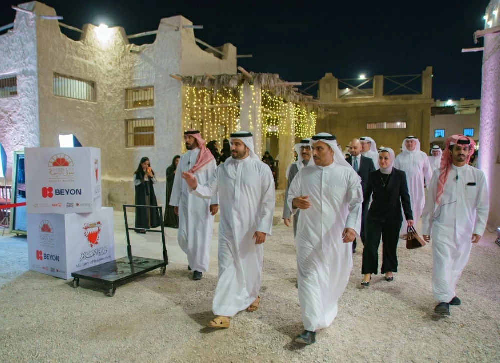 محمد بن سلمان بن حمد يفتتح مهرجان أعياد البحرين بالقرية التراثية