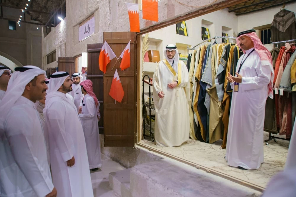 محمد بن سلمان بن حمد يفتتح مهرجان أعياد البحرين بالقرية التراثية