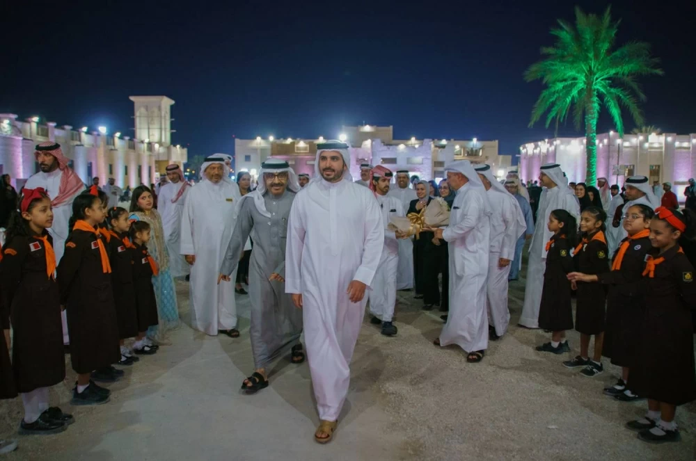 محمد بن سلمان بن حمد يفتتح مهرجان أعياد البحرين بالقرية التراثية