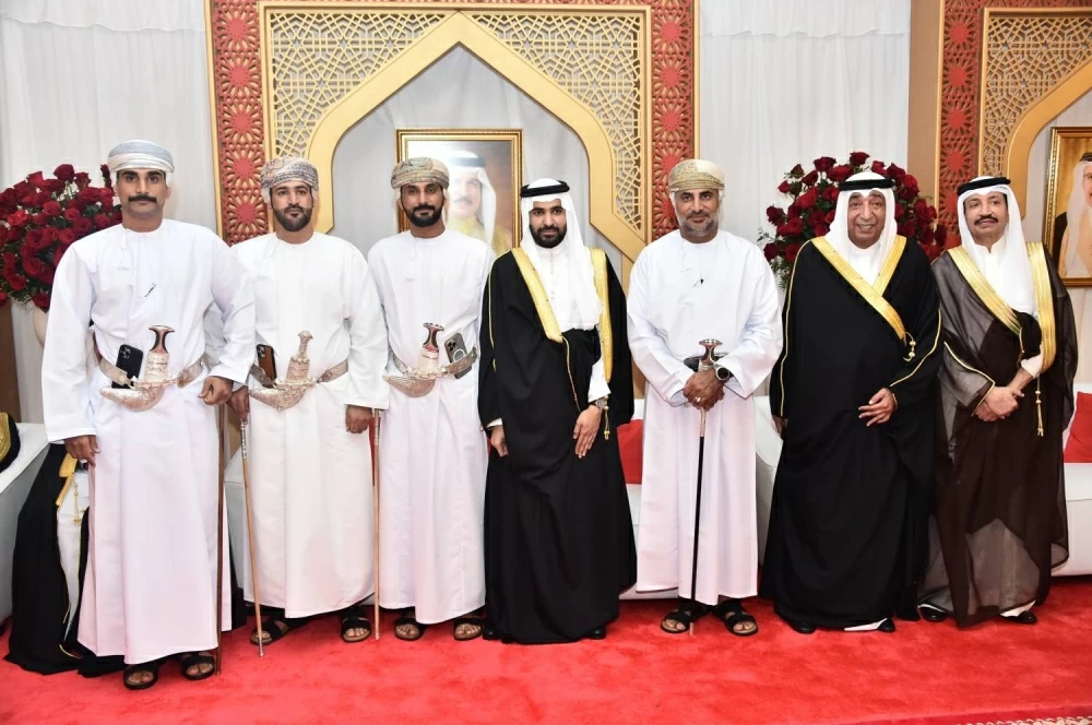 سامي ناس يحتفل بزفاف نجله عبدالله في مجلسه بالجسرة