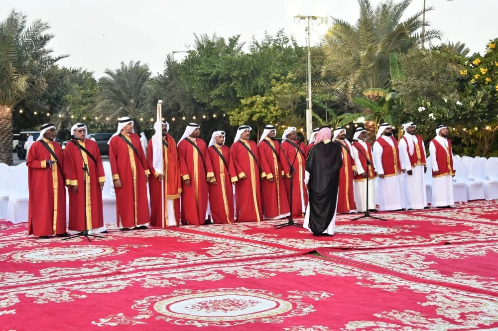 سامي ناس يحتفل بزفاف نجله عبدالله في مجلسه بالجسرة