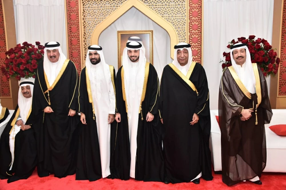 سامي ناس يحتفل بزفاف نجله عبدالله في مجلسه بالجسرة