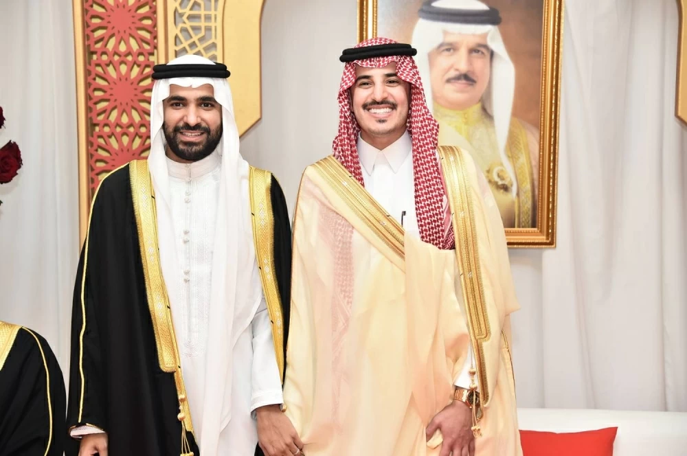 سامي ناس يحتفل بزفاف نجله عبدالله في مجلسه بالجسرة