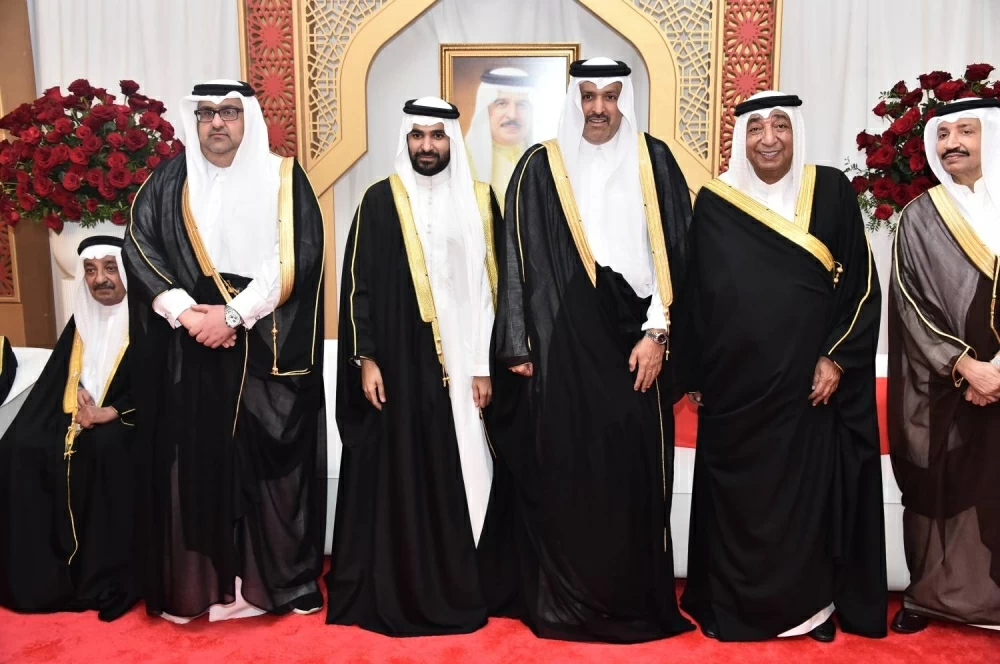 سامي ناس يحتفل بزفاف نجله عبدالله في مجلسه بالجسرة