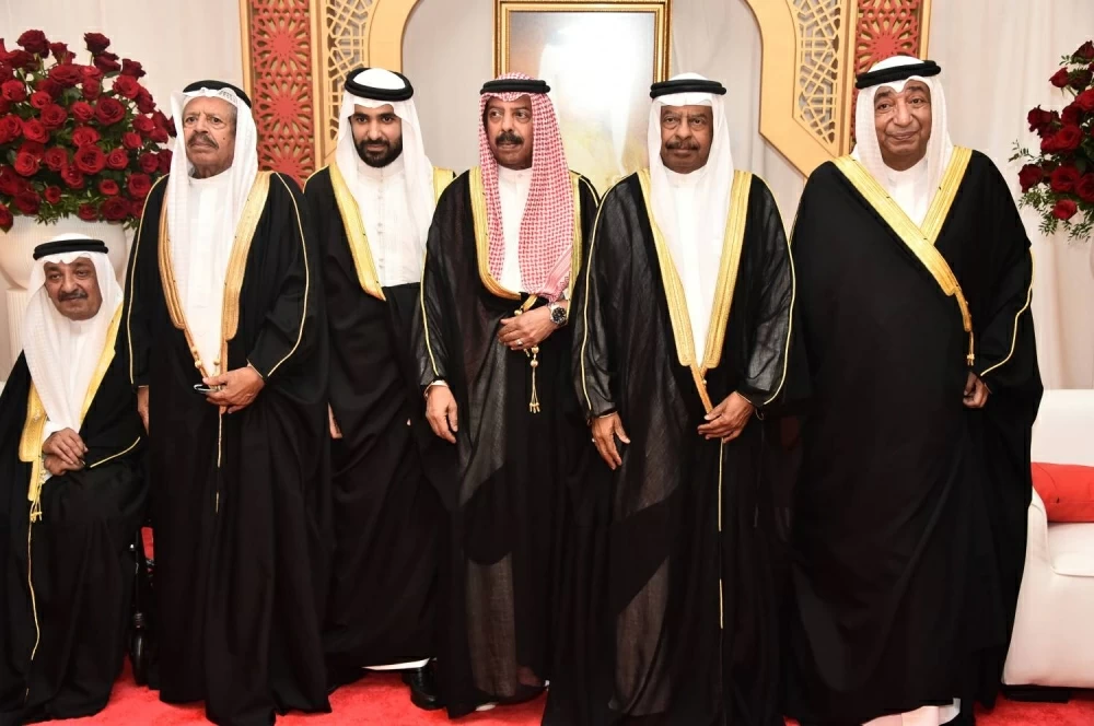 سامي ناس يحتفل بزفاف نجله عبدالله في مجلسه بالجسرة