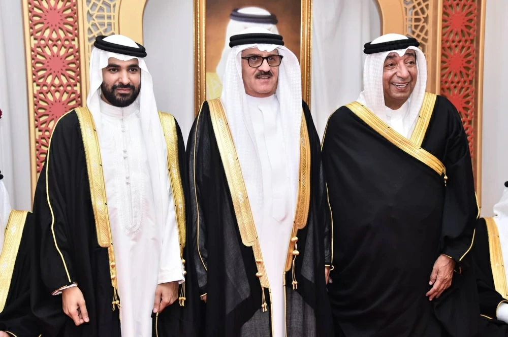 سامي ناس يحتفل بزفاف نجله عبدالله في مجلسه بالجسرة