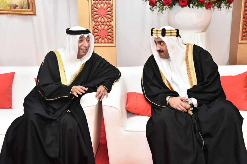 سامي ناس يحتفل بزفاف نجله عبدالله في مجلسه بالجسرة