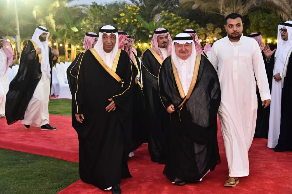 سامي ناس يحتفل بزفاف نجله عبدالله في مجلسه بالجسرة