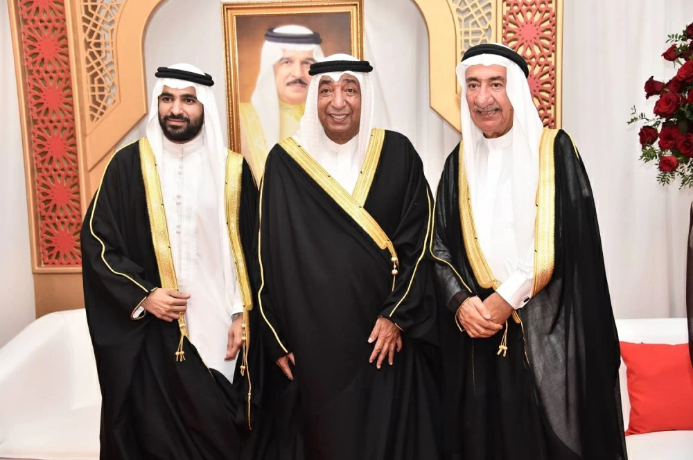 سامي ناس يحتفل بزفاف نجله عبدالله في مجلسه بالجسرة