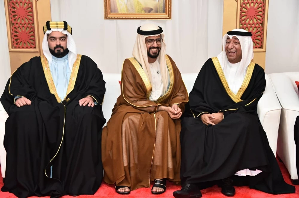 سامي ناس يحتفل بزفاف نجله عبدالله في مجلسه بالجسرة