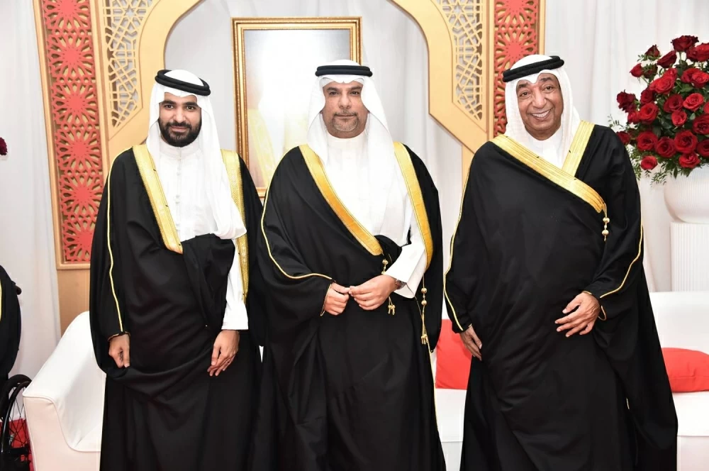 سامي ناس يحتفل بزفاف نجله عبدالله في مجلسه بالجسرة