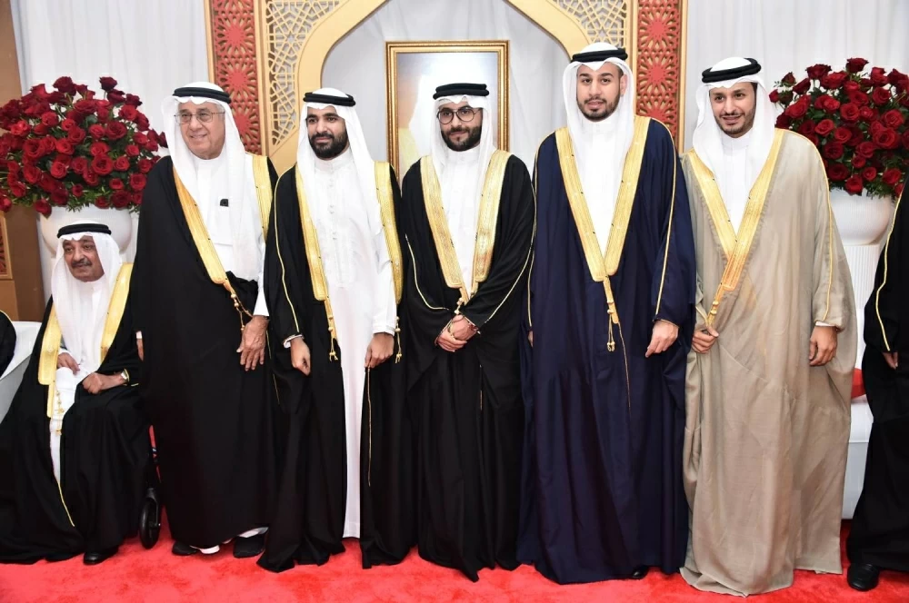 سامي ناس يحتفل بزفاف نجله عبدالله في مجلسه بالجسرة