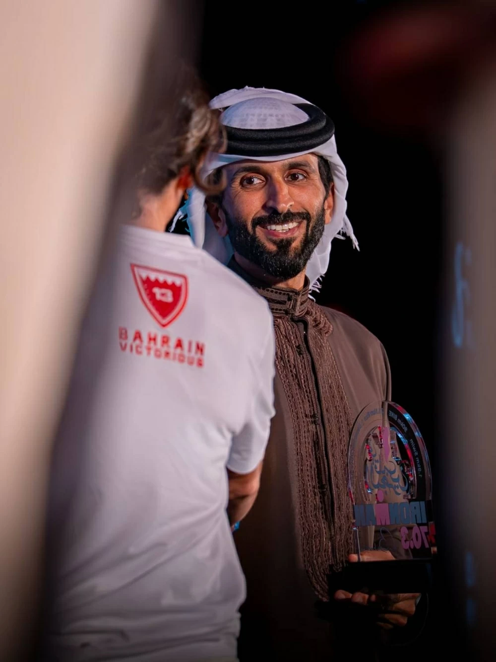 ناصر بن حمد يحضر ختام بطولة الشرق الأوسط للرجل الحديدي 70.3