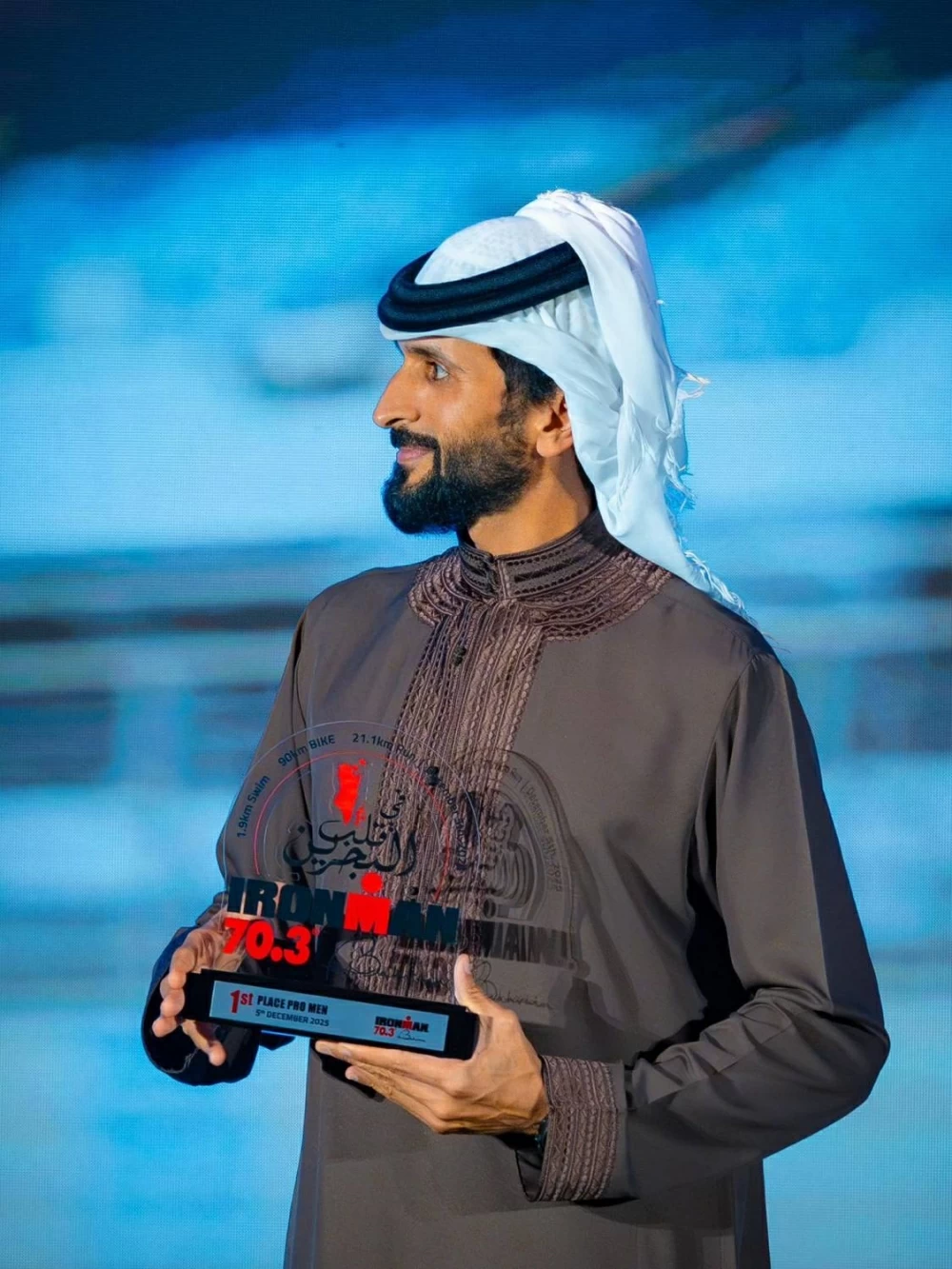 ناصر بن حمد يحضر ختام بطولة الشرق الأوسط للرجل الحديدي 70.3