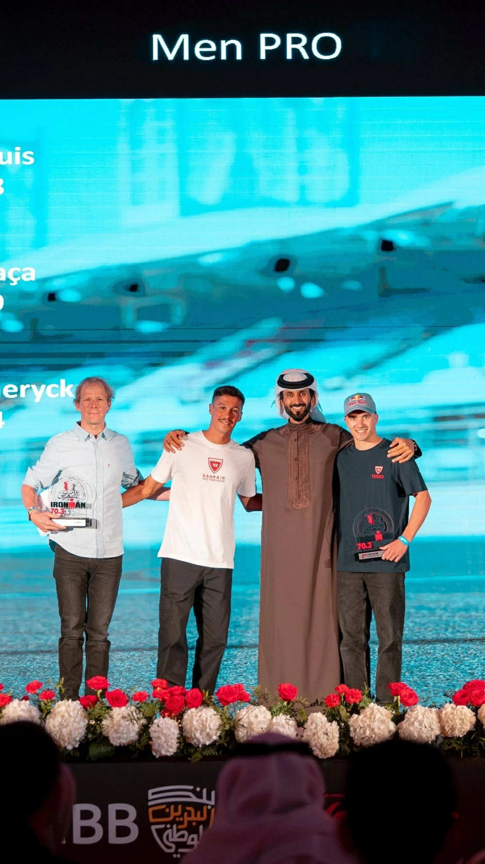 ناصر بن حمد يحضر ختام بطولة الشرق الأوسط للرجل الحديدي 70.3