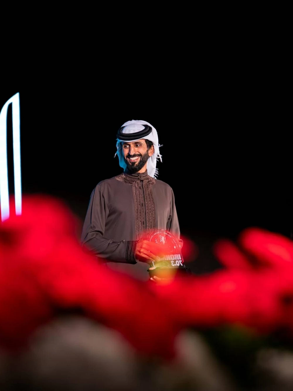 ناصر بن حمد يحضر ختام بطولة الشرق الأوسط للرجل الحديدي 70.3