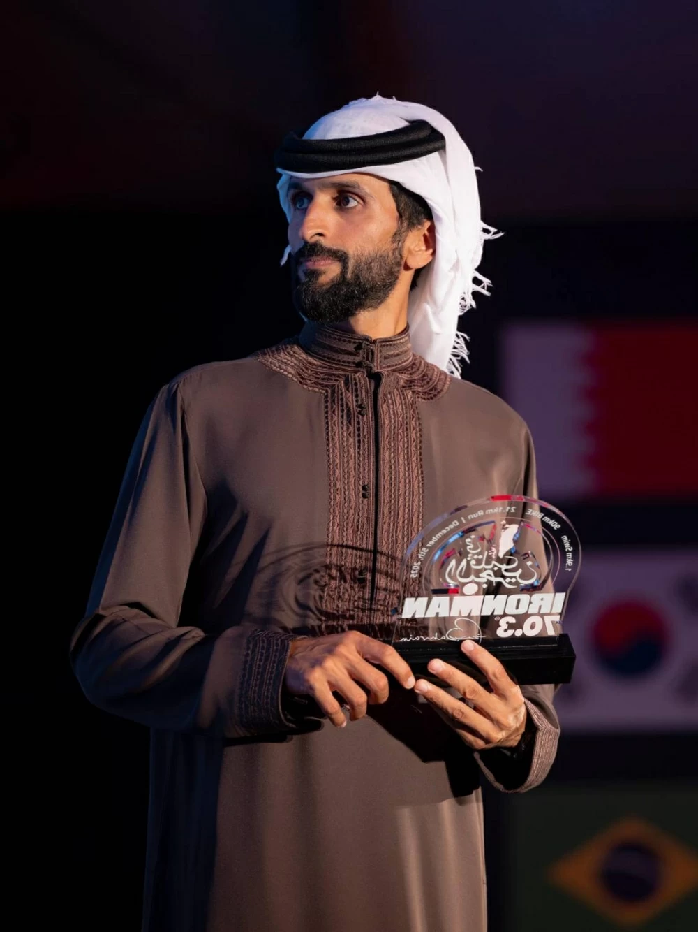 ناصر بن حمد يحضر ختام بطولة الشرق الأوسط للرجل الحديدي 70.3