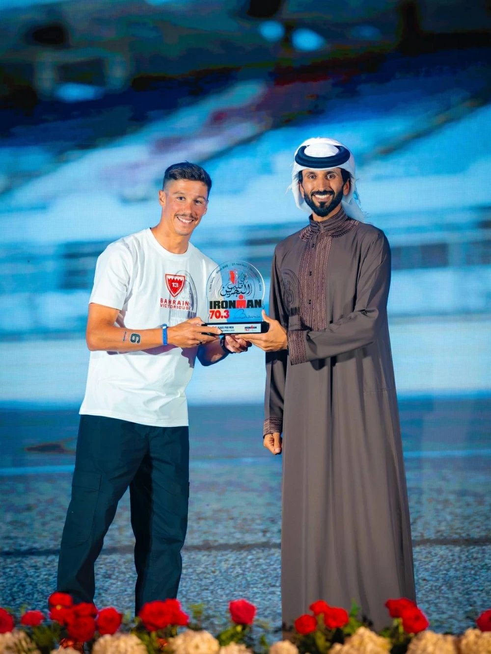 ناصر بن حمد يحضر ختام بطولة الشرق الأوسط للرجل الحديدي 70.3