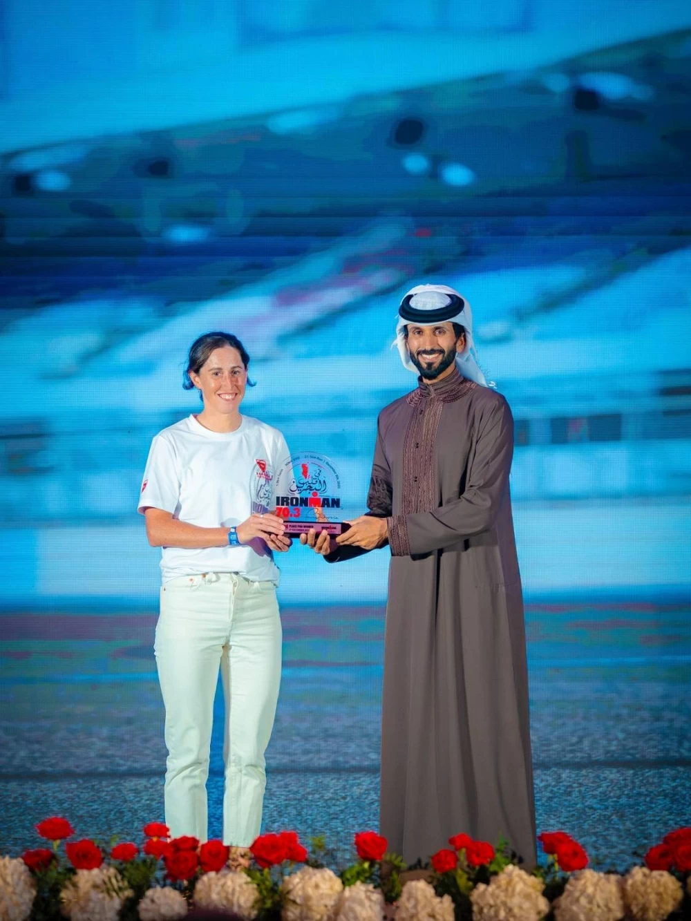 ناصر بن حمد يحضر ختام بطولة الشرق الأوسط للرجل الحديدي 70.3