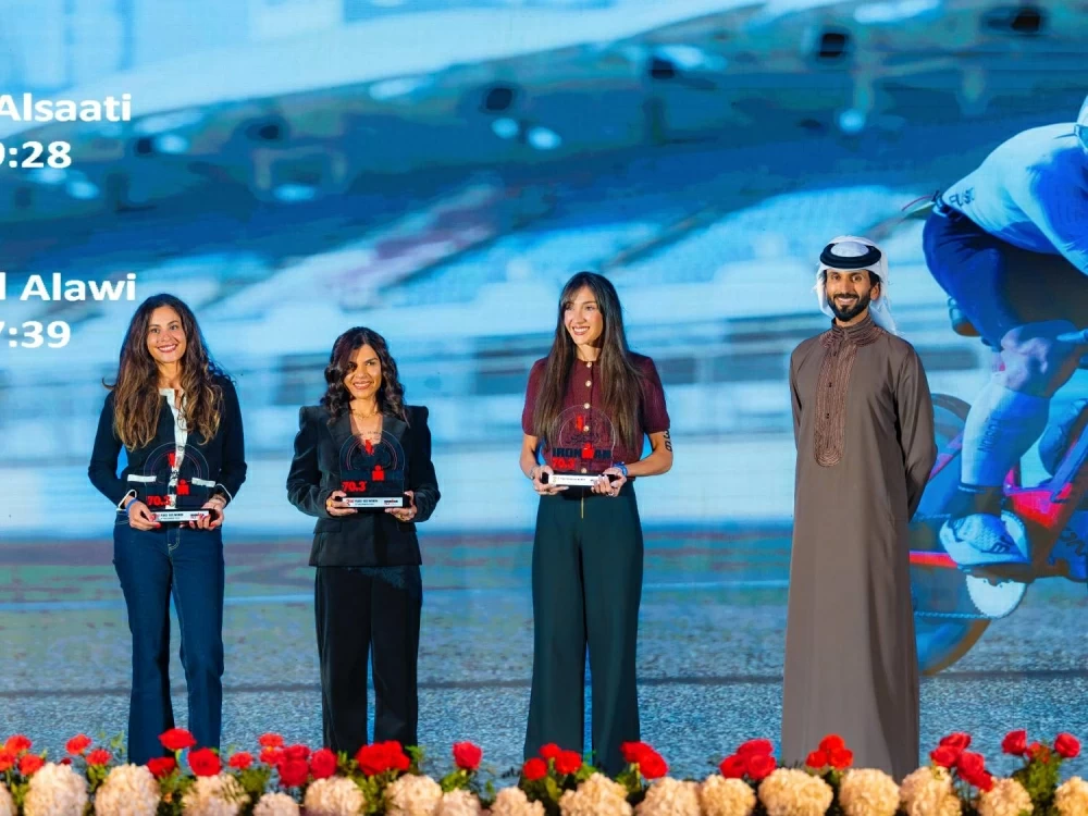 ناصر بن حمد يحضر ختام بطولة الشرق الأوسط للرجل الحديدي 70.3