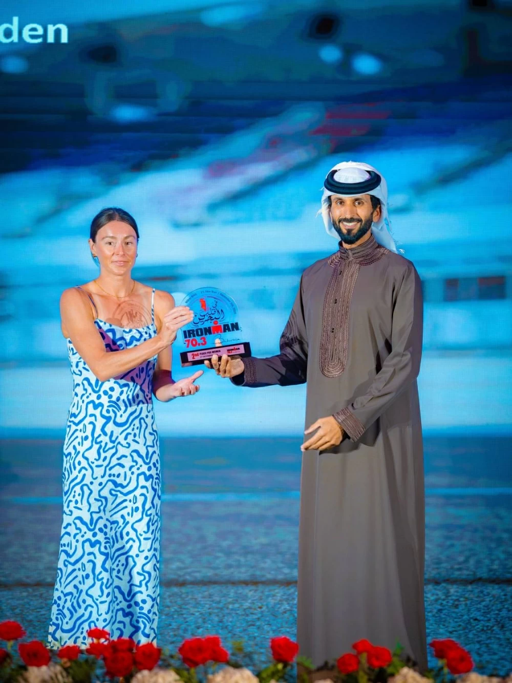 ناصر بن حمد يحضر ختام بطولة الشرق الأوسط للرجل الحديدي 70.3