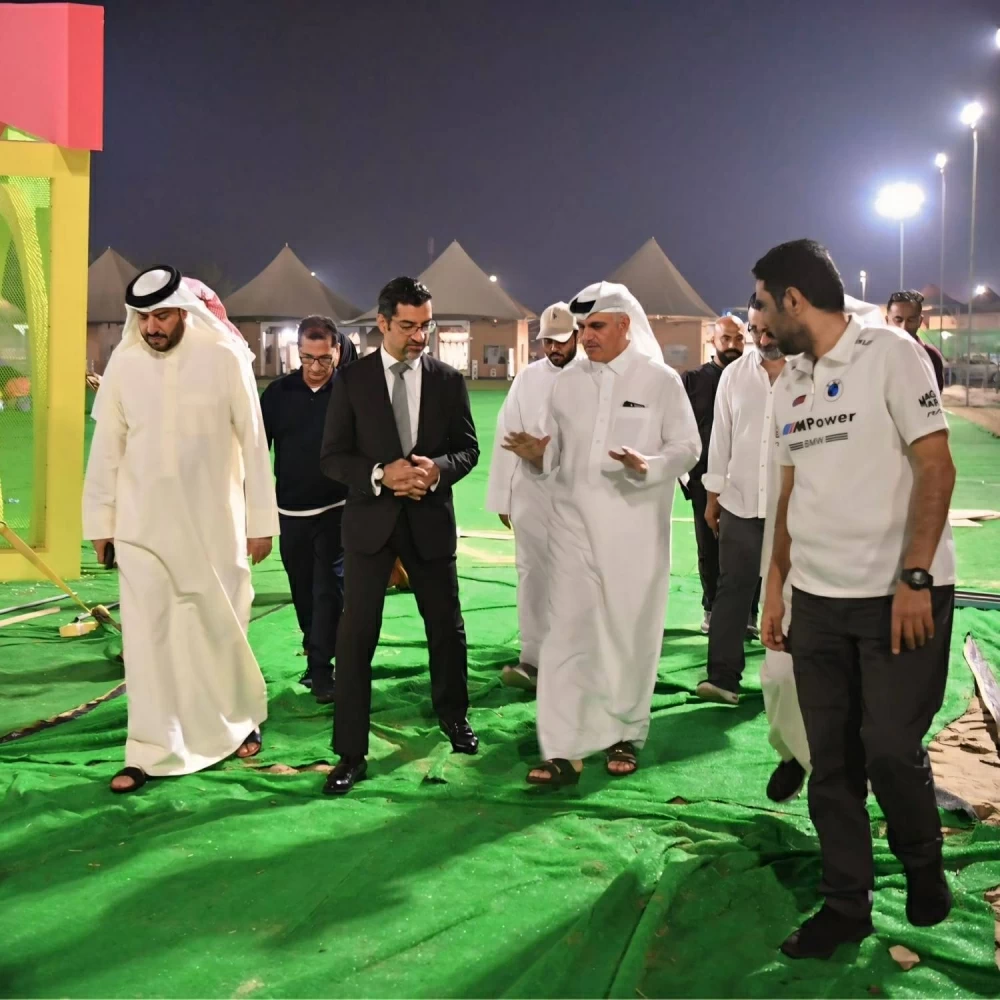 وزير البلديات يتفقد الاستعدادات النهائية لمعرض البحرين الدولي للإنتاج الزراعي والحيواني (مراعي 2025)