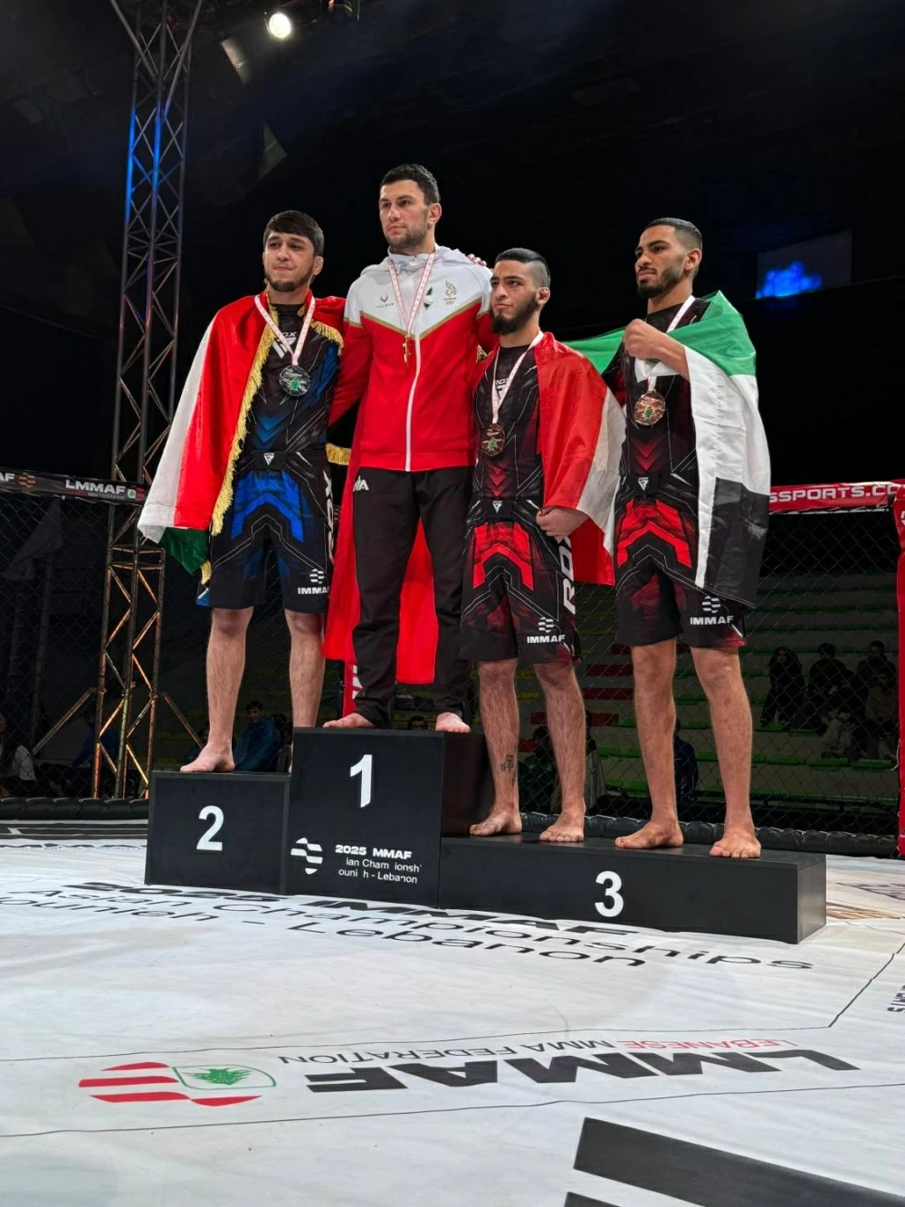 سلمان بن محمد يشيد بإنجاز منتخب فنون القتال المختلطة في بطولة آسيا بـ "لبنان"