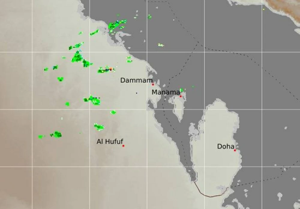 &laquo;الأرصاد&raquo; ترجح تأثر البحرين بأمطار خفيفة ومتفرقة تهطل على السعودية