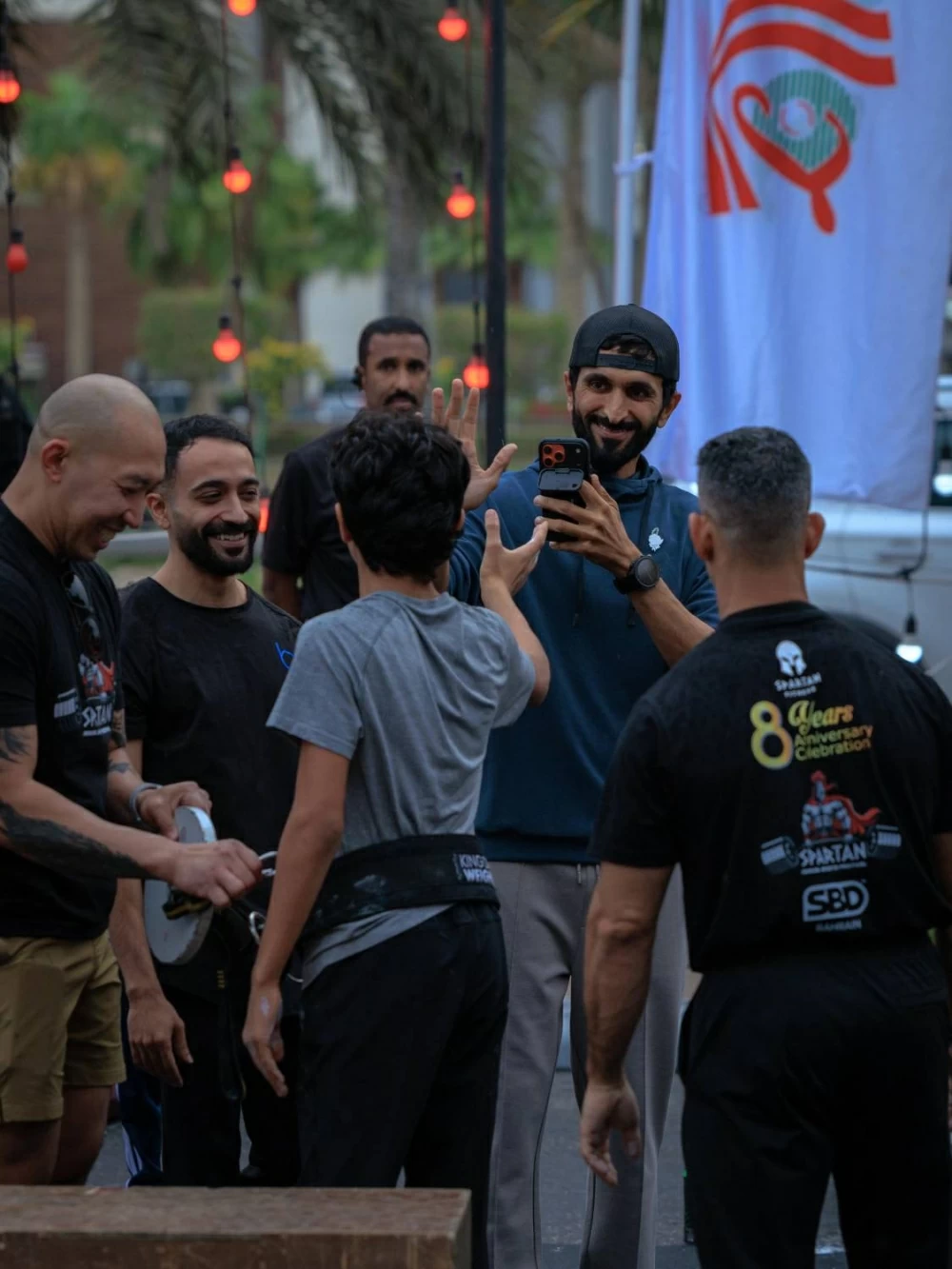 ناصر بن حمد يتابع مشاركة أنجال سموه في مهرجان سبارتان الرياضي