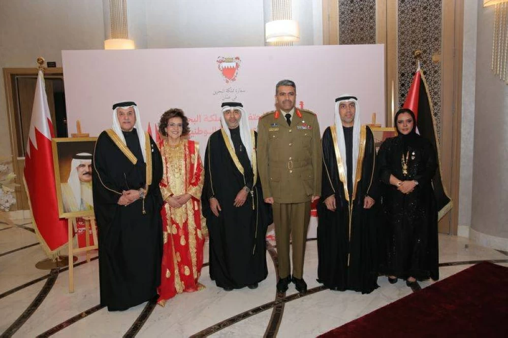 سفارة البحرين بالأردن&nbsp;تقيم&nbsp;حفل استقبال بمناسبة الأعياد الوطنية