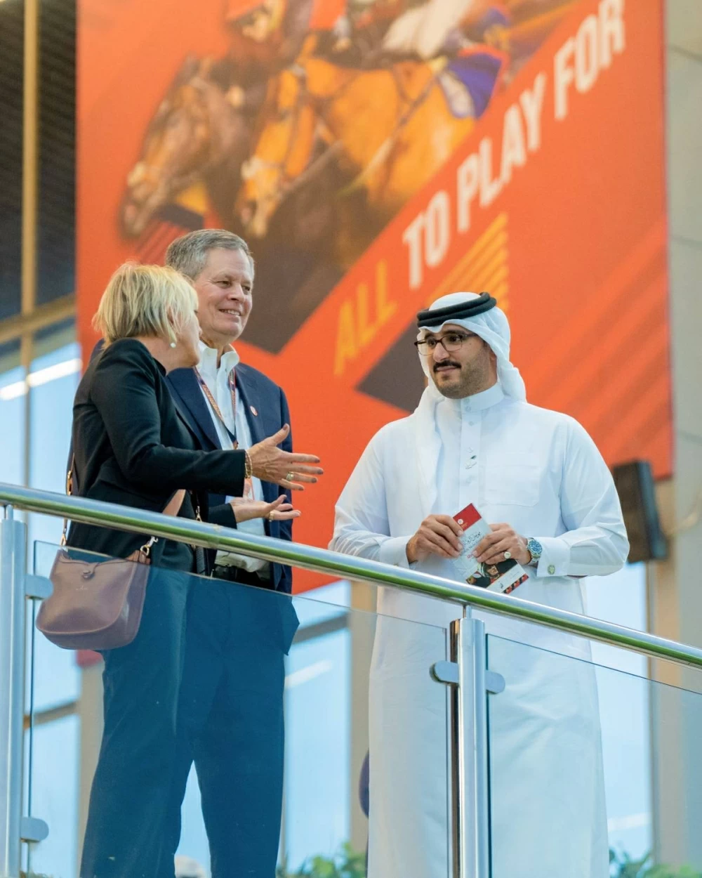 ولي العهد رئيس الوزراء يشهد مهرجان الرفه للإعلام لسباق الخيل