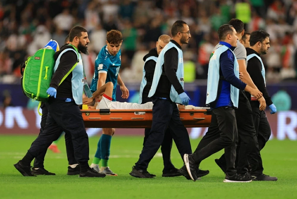 تأكيد إصابة يزن النعيمات بقطع في الرباط الصليبي الأمامي