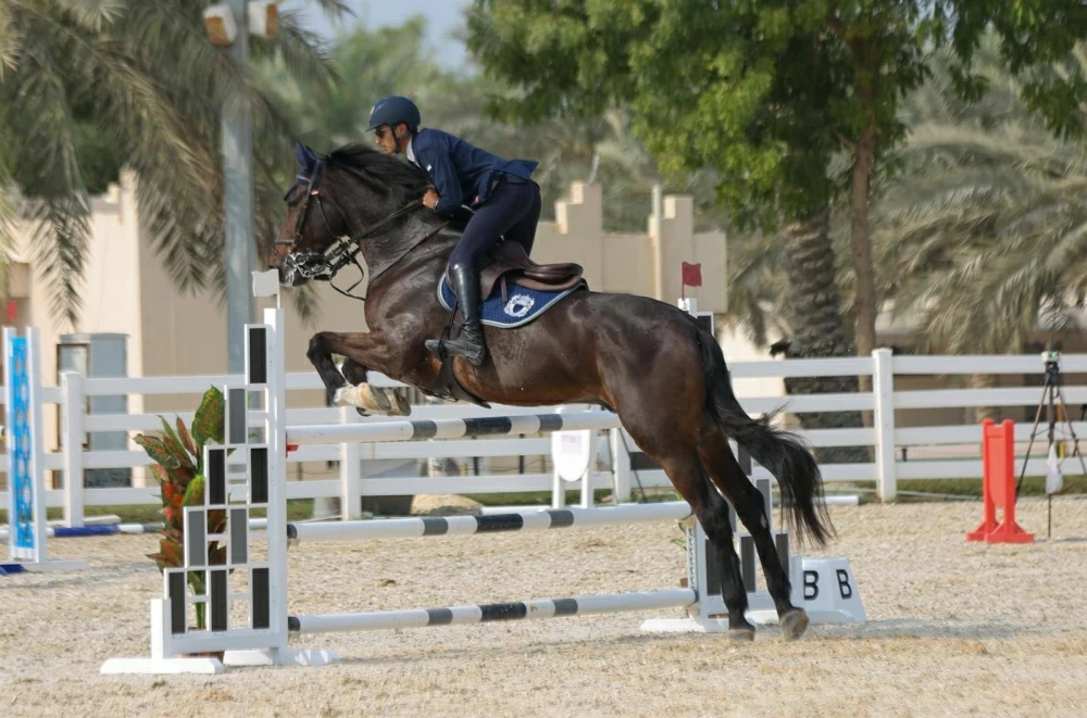 فريق وزارة الداخلية لقفز الحواجز يحقق المركز الأول في المسابقة الكبرى لبطولة الاتحاد الملكي لقفز الحواجز