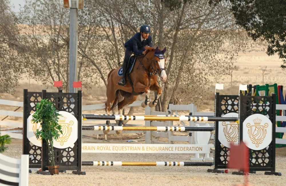 فريق وزارة الداخلية لقفز الحواجز يحقق المركز الأول في المسابقة الكبرى لبطولة الاتحاد الملكي لقفز الحواجز