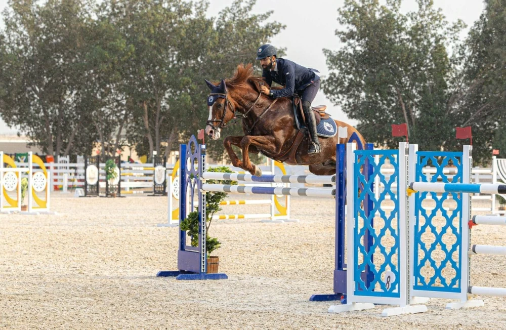 فريق وزارة الداخلية لقفز الحواجز يحقق المركز الأول في المسابقة الكبرى لبطولة الاتحاد الملكي لقفز الحواجز