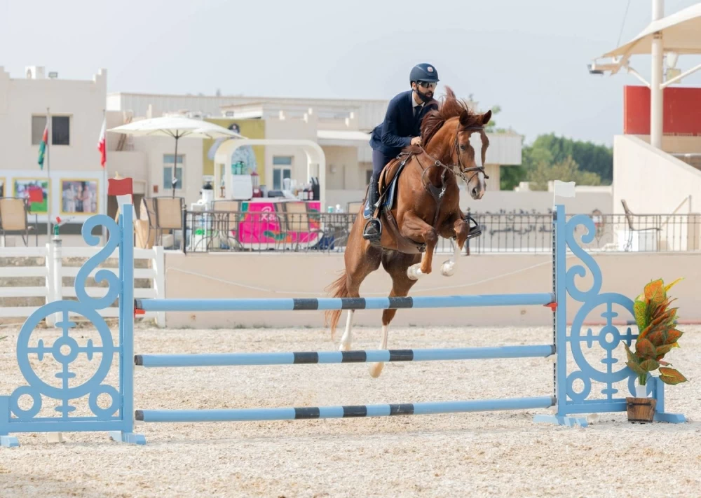 فريق وزارة الداخلية لقفز الحواجز يحقق المركز الأول في المسابقة الكبرى لبطولة الاتحاد الملكي لقفز الحواجز