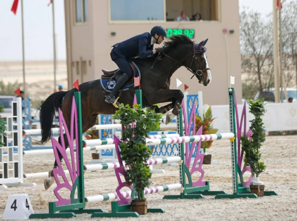 فريق وزارة الداخلية لقفز الحواجز يحقق المركز الأول في المسابقة الكبرى لبطولة الاتحاد الملكي لقفز الحواجز