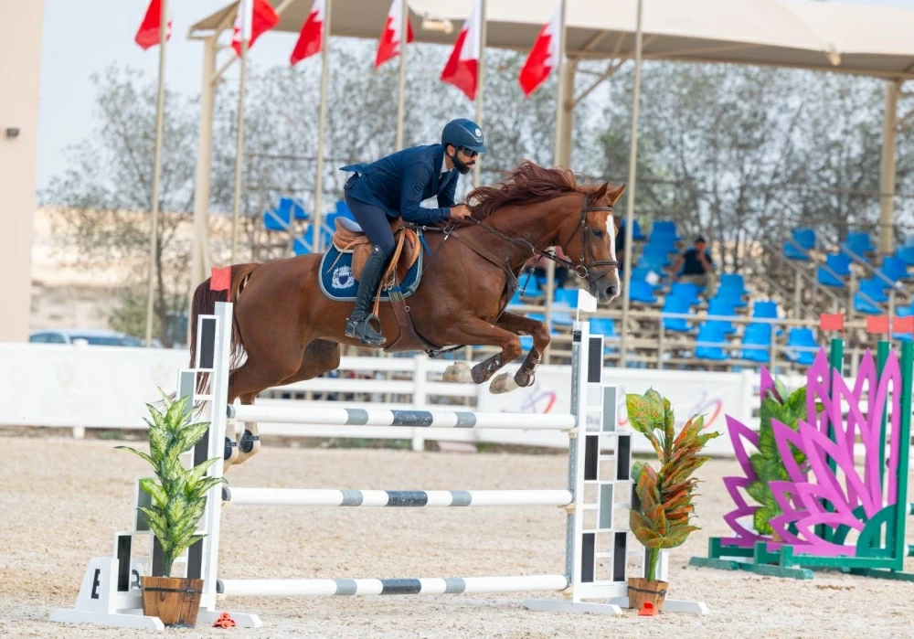 فريق وزارة الداخلية لقفز الحواجز يحقق المركز الأول في المسابقة الكبرى لبطولة الاتحاد الملكي لقفز الحواجز