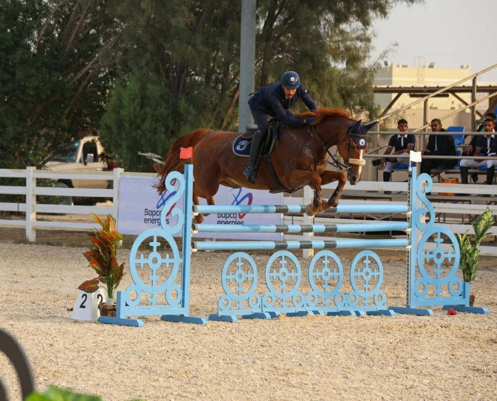 فريق وزارة الداخلية لقفز الحواجز يحقق المركز الأول في المسابقة الكبرى لبطولة الاتحاد الملكي لقفز الحواجز