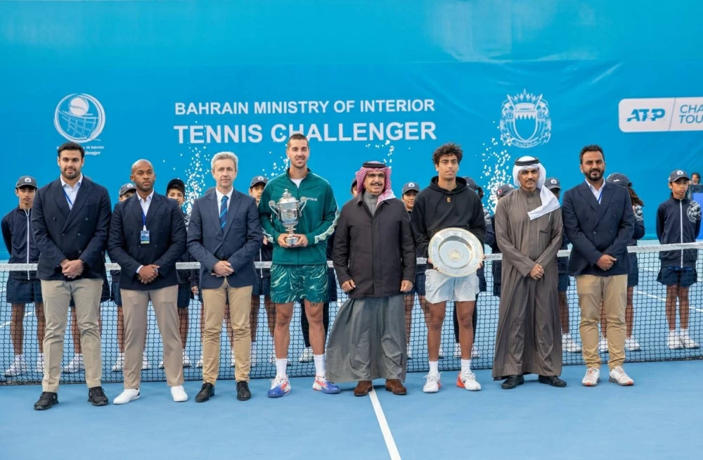 بطولة وزارة الداخلية ATP تشالنجر للتنس تفوز بجائزة أفضل بطولة ATP125 في العالم 