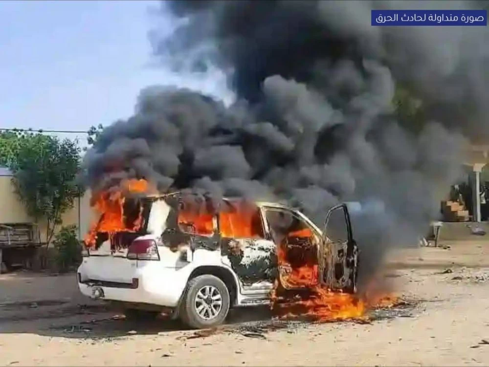 العراق.. طبيب يحرق زوجته داخل السيارة أمام أطفالهما